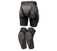 LDDIFHWW Conjunto Procción para y Rodillas Flexible Pantalones Cortos Proctores con Procción Pierna para Ciclismo Montaña