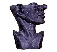 LDDIFHWW Florero de Resina con Cabeza Humana Nórdica, Maceta de Arte, Decoración de Oficina en Casa, Regalo de Adorno, Negro, Individual