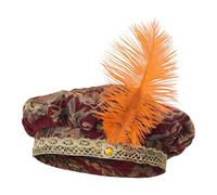 LDDIFHWW Sombrero, Disfraz de Juglar para de Bodas con Temática, Rojo