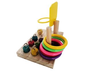 Ldduopp Juguetes para Aves, Interactivo para Desarrollo Cerebral de Periquitos - Juguetes para Entrenar la Inteligencia de Loros - para pinzones, inseparables, cardenales, periquitos, Canarios