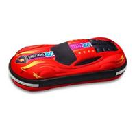 LDDYKZY Car Estuche de lápices, Racing Cars Estuche de Gran Capacidad, Lightning Niños lápiz Estuche con Cremallera para Niña, Niños, Adolescentes, Estudiantes Regalo