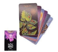 LDDYKZY Cartas del Tarot, Cartas de Tarot para Principiantes, Classic Tar OT, 78PCS Adivinación Futura Tarot, Tarjetas de Juego de Adivinación del Destino, Juegos de Mesa Vintage