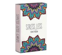 LDDYKZY Juego de Cartas, Juego de Mesa Familiar, Muestra la Tarjeta de descompresión, Ejercicios de concentración y meditación inspiradores, 50 Tarjetas de atención Plena con Planes de acción