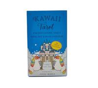 LDDYKZY Tarot, 78 Piezas de Cartas Hechas de Papel Estucado Con Guía, Kawaii Baraja Clásica Para Adivinación del Futuro