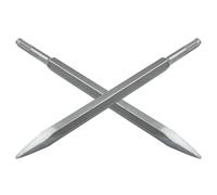 LDEXIN Juego de 2 cinceles de punta con vástago SDS-Plus, juego de brocas de hormigón para mampostería, 10 pulgadas de largo