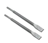 LDEXIN Juego de 2 cinceles planos con vástago SDS-Plus, juego de brocas de hormigón para mampostería, 10 pulgadas de largo, 0.8 pulgadas de ancho