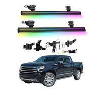 LDFREBCX Electric Running Boards Compatible for Chevrolet Silverado 2500 2022-2023 with Light, SUV, Off-Road & Pickup Trucks - Retractable Truck Steps & Nerf Bars