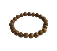 LDGSUPH 1 pulsera de cuentas madera loto for hombres, rosario Buda Mala tibetano for mujeres, joyería yoga, marrón