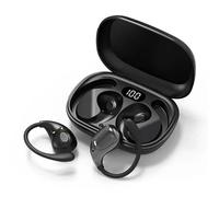 LDGSUPH Bluetooth Headphones Auricolari Bluetooth 5.4 TWS Senza Fili HiFi Stereo Impermeabile Gancetto Orecchio Vivavoce Sports Earbuds(Black)