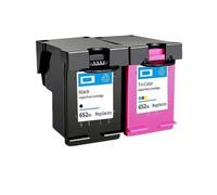 LDGSUPH Cartucho de Tinta 652XL reemplazo para 652 652XL Compatible con Impresora Deskjet 1115 1118 2135 2136 2138 3635 3636 3835(2SET)