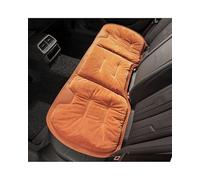 LDGSUPH Cojín Asiento Coche Cojín de Asiento de Coche de Felpa de Invierno para Modelos A4L/A6L/A7/A8/Q3/Q5L/Q7, Material de Franela, Negro/Rojo/Blanco/Naranja/marrón.(Orange Back)