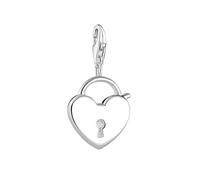 LDGSUPH Colgante con dije en forma de corazón, romántico colgante étnico de Plata de Ley 925, regalo de joyería DIY de Europa for mujeres y hombres