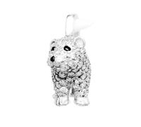 LDGSUPH Colgante De Oso Polar, 925 Plata De Ley Colgante Joyería Estilo Europa Animal Lindo Alma Regalo para Mujeres Niñas