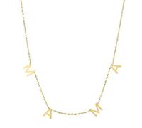 LDGSUPH Collar de letras MAMA por iniciales personalizadas minimalistas, collar mamá, regalo for, del Día las Madres(Gold)