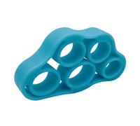 LDGSUPH Fit for 5 Finger Gripper Strengthener - Portable Elastic Silicone Wrist Trainer for Gym Fitness and Muscle Building(Lake Blue 6.6LB)