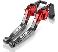 LDGSUPH Palanca de freno de moto Para Ducati Ss1000 1000ss 2003 2004 Freno de mano Manillar extensible plegable Manetas de freno de embrague ajustables