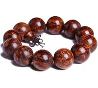 LDGSUPH Pulsera, Cuentas De Oración Mala Madera Natural Budista Tibetano Buda Meditación Joyería Pareja for Unisex
