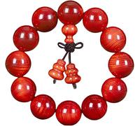 LDGSUPH Pulsera de cuentas Mala, naturales for pulseras 20 mm, oración, brazalete meditación, budismo, hecho a mano, unisex, 12, joyería, accesorios