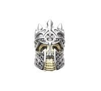 LDGSUPH Vintage Colgante, Cráneo Caballero Colgante Joyería Europa 925 Plata De Ley Accesorios Regalo para Mujeres Hombres