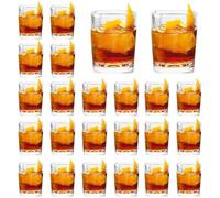 LDHHYH 24 vasos de chupito de 6 cl / 60 ml, vasos de chupito, vasos de chupito, vasos de chupito, vasos de chupito de cristal para licores, whisky, brandy