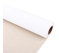 LDHHYH Rollo de lienzo de lino, rollo de tela de lino de grano fino, 38 cm x 10 m, textura natural, lienzo artístico para pintura acrílica al óleo y dibujo