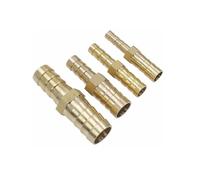 LDHNFBYV 4 6 8 10 12 14 16 19 25 mm Espiga de Manguera Reductor de Cola de Manguera Adaptadores Iguales Accesorio de tubería de latón(OD14mm to OD14mm)