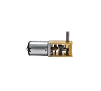 LDHNFBYV Motorreductor de Metal N20, 3 V CC, 6 V, 12 V, 4-380 RPM, par Motor eléctrico(3V30RPM_Single Shaft)