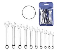 Ldirect Mini Wrench Equipo de llaves de horquilla, llaves combinadas, pequeño juego de llaves, métricas y SAE (MET)