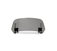 LDJSNC Parabrisas Moto para CMX1100 Rebel 1100 - Extensión Parabrisas Moto Clip-On Ajustable, Deflector Parabrisas Moto, Spoiler Parabrisas Protección, B-Smoke-36cm×14cm