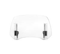 LDJSNC Parabrisas Moto para Honda Rebel 1100 2021-2024, Extensión Parabrisas Ajustable con Clip, Deflector Viento Moto Universal, Reducción Ruido Protección del Viento,A-Transparent