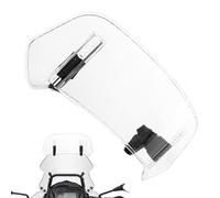 LDJSNC Parabrisas Moto para Suzuki V Strom 1050/XT VSTROM1050 - Extensión Parabrisas Moto Clip-On Ajustable, Deflector Viento Moto, Spoiler Parabrisas Accesorios,A Transparent-280mm × 120mm