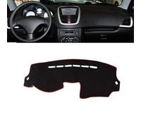 LDKH Fundas de Salpicadero de Coche para Peugeot 2009-2013 207, Antideslizante Cubierta para Salpicadero Protección Solar Anti-UV Salpicadero Alfombra