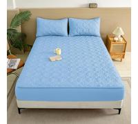 LDLCYCN 100% Impermeable Protector De Colchón Cubierta De Cama Hoja Montada