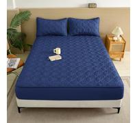 LDLCYCN 100% Impermeable Protector De Colchón Cubierta De Cama Hoja Montada