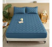 LDLCYCN 100% Impermeable Protector De Colchón Cubierta De Cama Hoja Montada