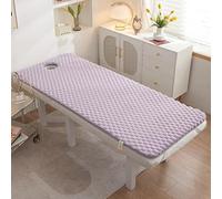 LDLCYCN Accesorios De Masaje Cojín De Mesa Con Sujeción Cojín Decorativo Para Cama De Pestañas Colchón De Mesa De Masaje Para Salón De Belleza Adorno Para Cama De Spa,Purple(r),80 * 190cm(H)