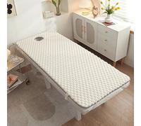 LDLCYCN Accesorios De Masaje Cojín De Mesa Con Sujeción Cojín Decorativo Para Cama De Pestañas Colchón De Mesa De Masaje Para Salón De Belleza Adorno Para Cama De Spa,White(t),70 * 190cm(N)