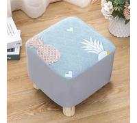 LDLCYCN B,squareL28*W28*H28cm, Cubierta Otomana Slipcover Otomano Cuadrado con Fondo Elástico Cubierta Protectora del Taburete Estirable Envoltura Completa Cubierta De Muebles Lavable En Máquina