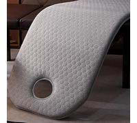 LDLCYCN Cubrecolchón De Esponja De Alta Densidad Para Mesa De Masaje Colchón Grueso Para Cama De Spa Con Orificio Para Respirar Almohadilla De Colchón Para Cama De Pestañas,B/3cm(r),60 * 180cm(N)