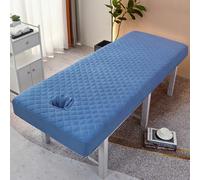 LDLCYCN Funda Para Cama De Masaje Con Orificio Sábana De Masaje Con Banda Elástica Funda De Sofá Beauty SPA Envoltura Integral Funda Para Mesa De Masaje Cabeza Cuadrada Lavable,I,70 * 190cm(S)