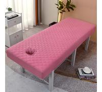 LDLCYCN Funda Para Cama De Masaje Con Orificio Sábana De Masaje Con Banda Elástica Funda De Sofá Beauty SPA Envoltura Integral Funda Para Mesa De Masaje Cabeza Cuadrada Lavable,A,70 * 190cm(S)