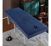 LDLCYCN Funda Para Mesa De Masaje SPA Barrera Fina Para Mesa De Masaje Sábana De Masaje Protector De Cubierta Para Cama De Pestañas Cabeza Trapezoidal Redonda Cuadrada,C,190 * 80cm(R)
