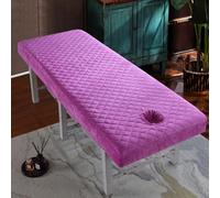 LDLCYCN Funda Para Mesa De Masaje SPA Barrera Fina Para Mesa De Masaje Sábana De Masaje Protector De Cubierta Para Cama De Pestañas Cabeza Trapezoidal Redonda Cuadrada,E,180 * 60cm(R)