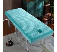 LDLCYCN Funda Para Mesa De Masaje SPA Barrera Fina Para Mesa De Masaje Sábana De Masaje Protector De Cubierta Para Cama De Pestañas Cabeza Trapezoidal Redonda Cuadrada,I,180 * 60cm(S)