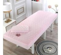 LDLCYCN Funda Sábana Masaje Con Orificio Para Respirar Funda De SPA Para Masaje Belleza Envoltura Integral Algodón Lavado A Prueba Polvo Protector Colchón Para Mesa Masaje,A/pink,70 * 190CM(R)