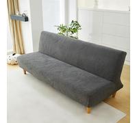 LDLCYCN Greyb,L, Cubierta De Sofá Cama Sin Brazos Cubierta De Futón Cubierta De Sofá De Futón Sofá Slipcover Protector De Muebles con Fondo Elástico Tapa De Deslizamiento De Futón