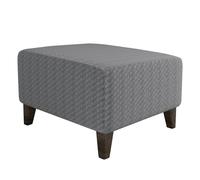 LDLCYCN Greyb,L, Cubierta Otomana Slipcover Otomano con Fondo Elástico Cubierta del Taburete Cubierta Protectora De Muebles Envoltura Completa Cubiertas De Taburete De Reposapiés