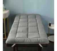 LDLCYCN Gris,70 * 180cm, Almohadilla De Mesa De Masaje De SPA Sin Agujero Facial Tapa De Almohadilla De Pestañas con Banda Elástica Antideslizante Almohadilla De Cama De Salón De Belleza
