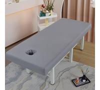LDLCYCN Impermeable Sábanas De Masaje SPA con/Sin Agujero De Cara Cubierta De Mesa De Masaje