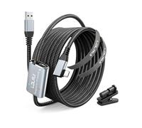 LDLrui Cable de enlace con puerto de carga de 5 m, compatible con accesorios Meta Quest 3/Quest2/Quest Pro y Pico 4/PC Steam VR, alta velocidad 5 Gbps USB 3.0 a USB-C para accesorios de auriculares VR